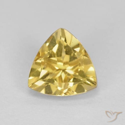 1.59ct 자연스러운 연노랑 녹주석, 일조, VS