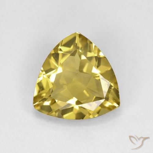1.88ct 자연스러운 가을 노랑 녹주석, 일조, VS