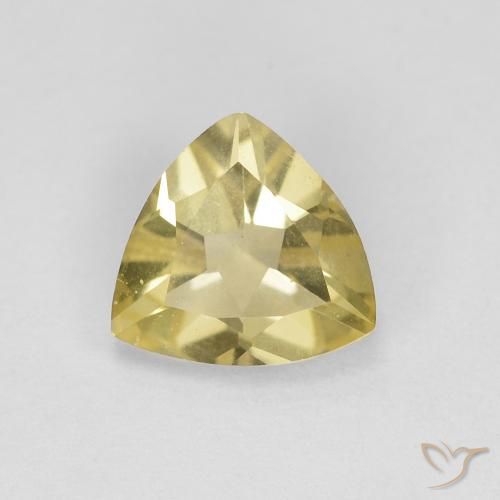 0.92ct 자연스러운 디종 옐로우 녹주석, 일조, VVS