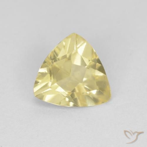 0.88ct 자연스러운 Medium Light-Yellow 녹주석, 일조, VVS