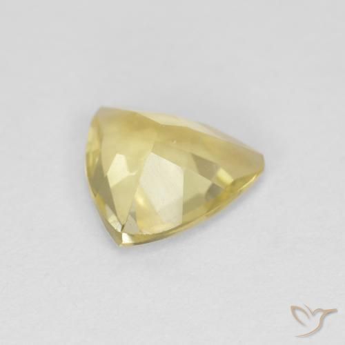 0.88캐럿 천연 Medium Light-Yellow 녹주석, 일조, VVS