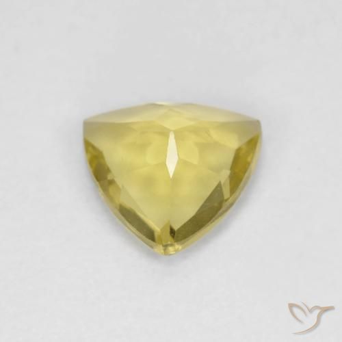 0.88캐럿 천연 Medium Light-Yellow 녹주석, 일조, VVS