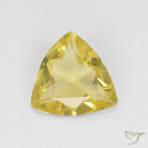 0.89ct 자연스러운 따뜻한 노란색 녹주석, 일조, VVS-VS