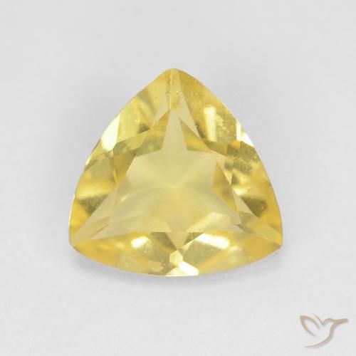 0.94ct 자연스러운 연노랑 녹주석, 일조, VVS-VS