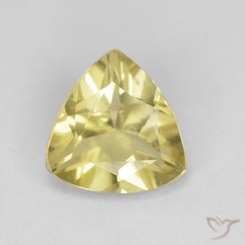 1.26ct 자연스러운 연노랑 녹주석, 일조, VVS-VS