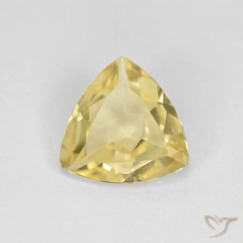 0.80ct 자연스러운 따뜻한 노란색 녹주석, 일조, VVS