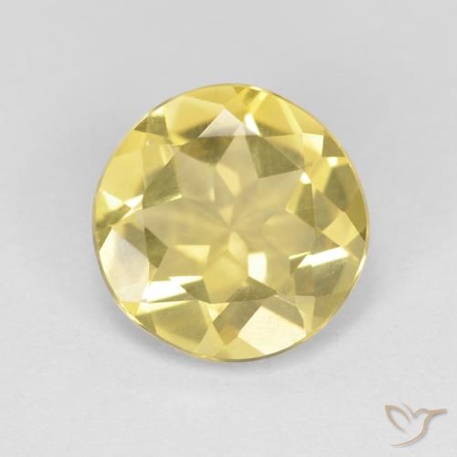 1.94ct 자연스러운 투스카니 옐로우 녹주석, 둥근, VVS