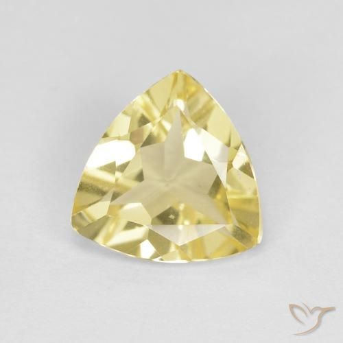 1.09ct 자연스러운 따뜻한 노란색 녹주석, 일조, VVS-VS