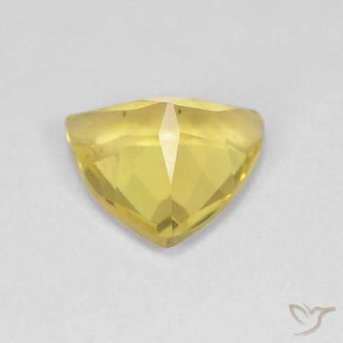1.26캐럿 천연 Medium Light-Yellow 녹주석, 일조, VS