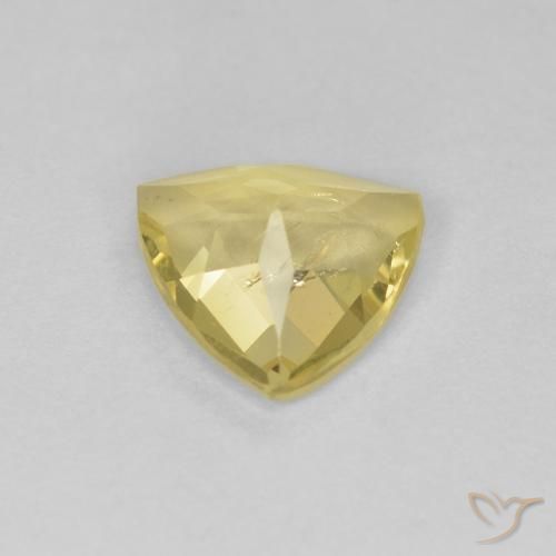 0.77캐럿 천연 Medium Light-Yellow 녹주석, 일조, VS