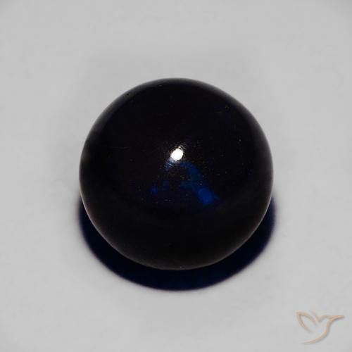2.16ct 자연스러운 다색 블랙 오팔, 구 / 공, 불투명체