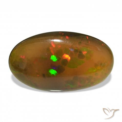 12.20ct 다색 블랙 오팔, 타원형, 불투명체