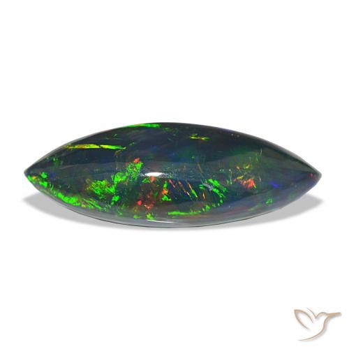 11.33ct 다색 블랙 오팔, 보석, 불투명체