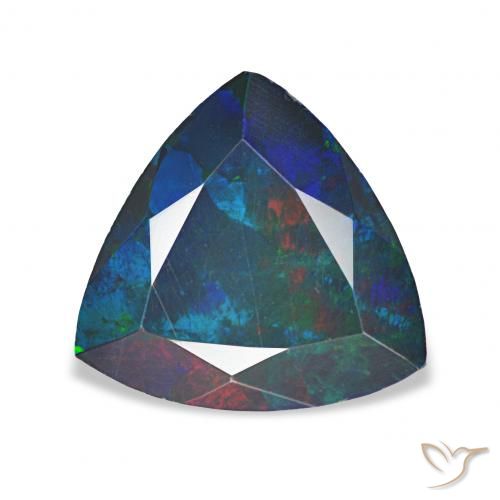 1.16ct 다색 블랙 오팔, 일조, 불투명체