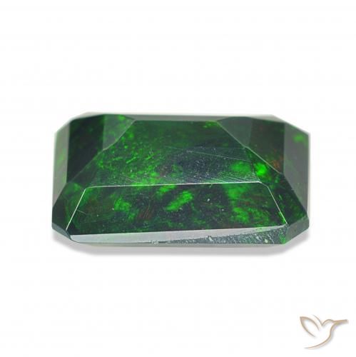 0.97캐럿 천연 다색 블랙 오팔, 옥타곤 / 에메랄드 컷, 불투명체