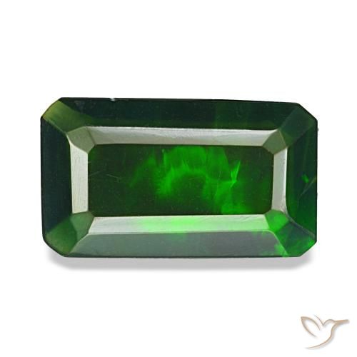 2.18ct 멀티컬러 블랙 오팔, 에메랄드 컷, 투명한