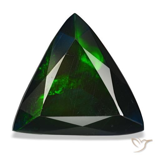 4.82ct 멀티컬러 블랙 오팔, 트릴리언, 불투명체