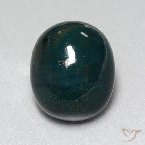 10.52ct 자연스러운 다색 혈석, 타원형, 불투명체