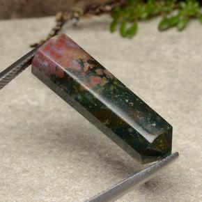 18.49캐럿 천연 다색 혈석, 멋진 모양, 불투명체