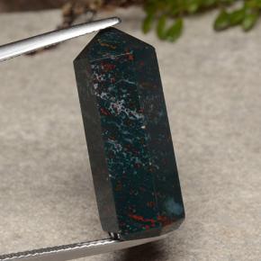 18.06캐럿 천연 멀티컬러 블러드스톤, 멋진 모양, 24.3×10 mm, 불투명체