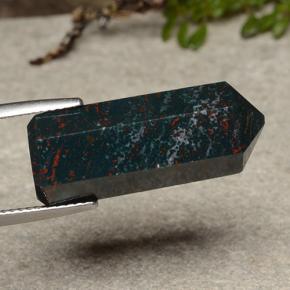 18.06캐럿 천연 멀티컬러 블러드스톤, 멋진 모양, 24.3×10 mm, 불투명체