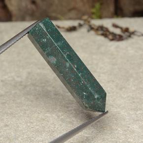 12.70캐럿 천연 멀티컬러 블러드스톤, 멋진 모양, 27.7×7.6 mm, 불투명체