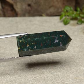 15.50캐럿 천연 다색 혈석, 멋진 모양, 불투명체