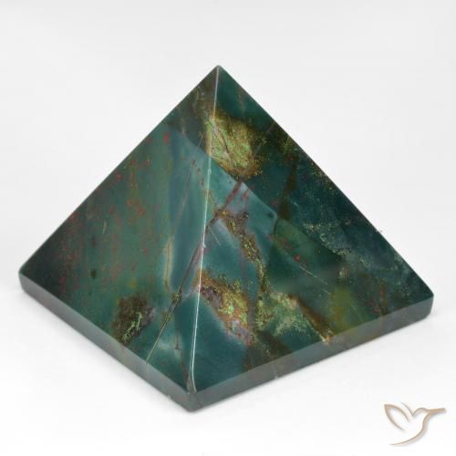 107.07캐럿 천연 포레스트 그린 혈석, 정사각형, 불투명체