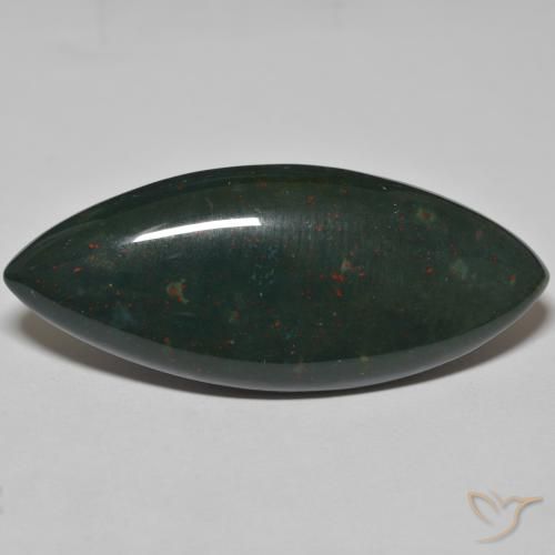 49.29ct 자연스러운 딥그린 혈석, 보석, 불투명체