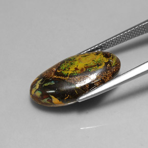 11.02캐럿 천연 다색 볼더 오팔, 멋진 모양, 불투명체