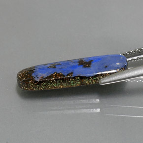 2.10캐럿 천연 다색 볼더 오팔, 멋진 모양, 불투명체