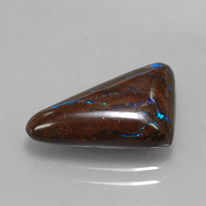 5.10캐럿 천연 멀티컬러 볼더 오팔, 멋진 모양, 16.5×10 mm, 불투명체