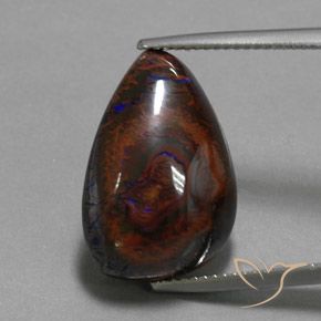 17.55ct 자연스러운 다색 볼더 오팔, 팬시한, 불투명체