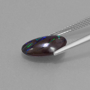 3.56캐럿 천연 다색 볼더 오팔, 멋진 모양, 불투명체