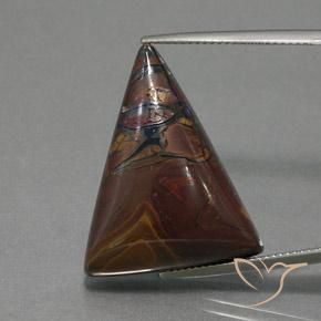 33.93ct 자연스러운 다색 볼더 오팔, 일조, 불투명체