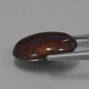 11.21캐럿 천연 다색 볼더 오팔, 멋진 모양, 불투명체