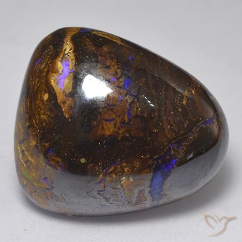 25.75ct 자연스러운 다색 볼더 오팔, 팬시한, 불투명체