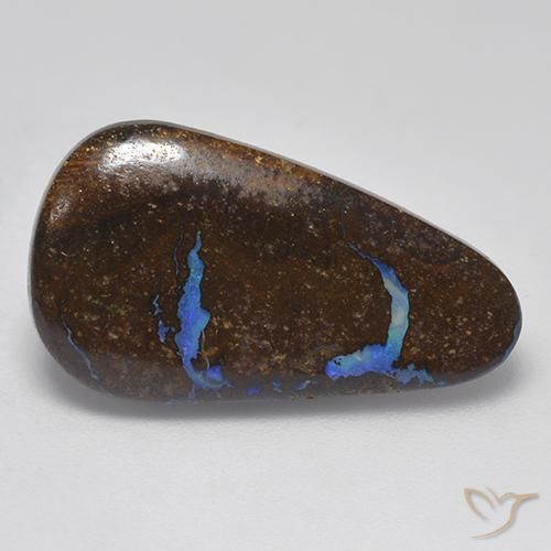 10.79ct 자연스러운 다색 볼더 오팔, 팬시한, 불투명체