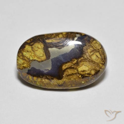 4.31ct 자연스러운 다색 볼더 오팔, 타원형, 투명한