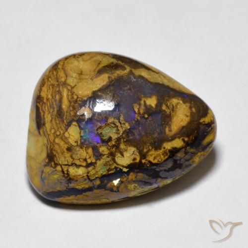 11.19ct 자연스러운 다색 볼더 오팔, 팬시한, 불투명체