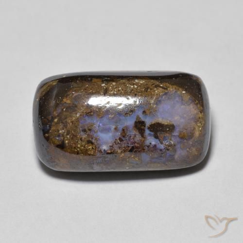 8.01ct 자연스러운 다색 볼더 오팔, 방석, 불투명체