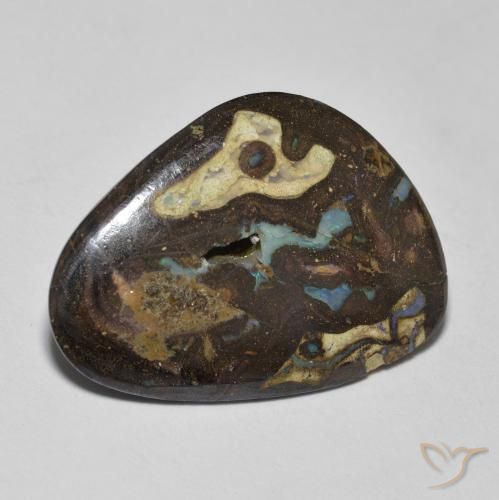 9.26ct 자연스러운 다색 볼더 오팔, 팬시한, 불투명체