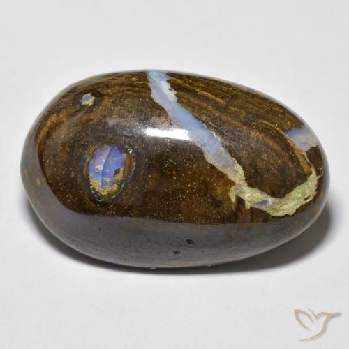 17.73ct 자연스러운 다색 볼더 오팔, 팬시한, 불투명체
