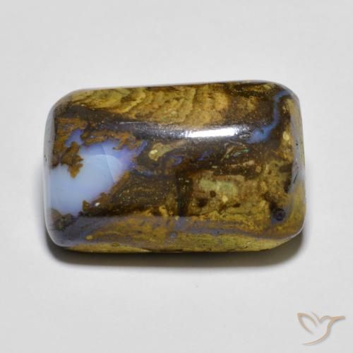 11.36ct 자연스러운 다색 볼더 오팔, 방석, 불투명체
