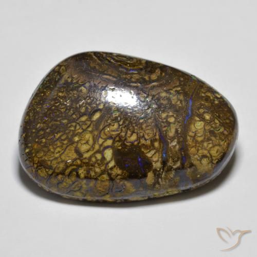 16.83ct 자연스러운 다색 볼더 오팔, 팬시한, 불투명체