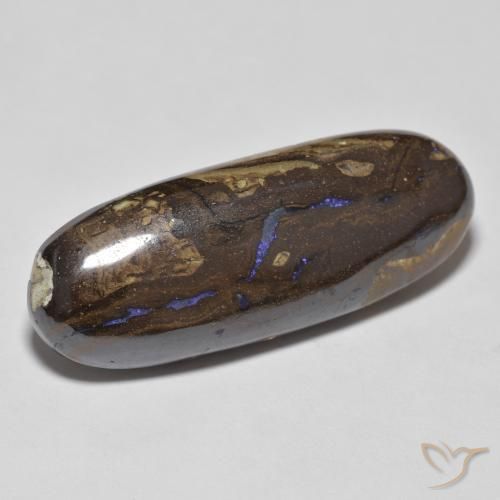 20.61ct 자연스러운 다색 볼더 오팔, 타원형, 불투명체