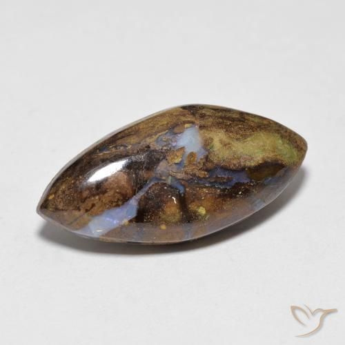 6.38ct 자연스러운 다색 볼더 오팔, 보석, 불투명체