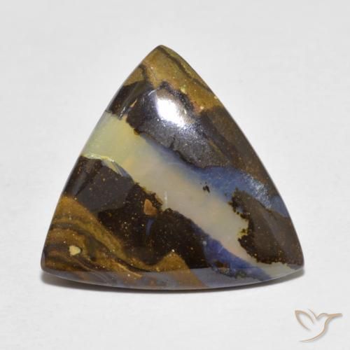 5.28ct 자연스러운 다색 볼더 오팔, 일조, 투명한