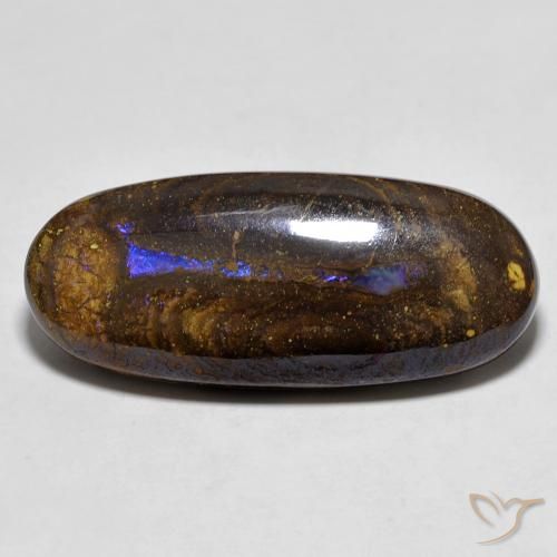 14.55ct 자연스러운 다색 볼더 오팔, 타원형, 불투명체