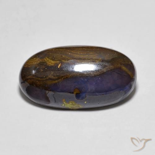 7.95ct 자연스러운 다색 볼더 오팔, 타원형, 불투명체